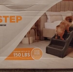 PetSafe CozyUp Folding Pet Steps - Gray